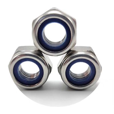 Metric Measurement System Stainless Steel Nylon Insert Lock Nut DIN985 Plain Design
