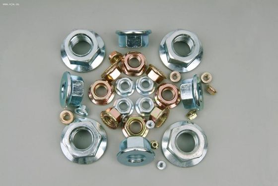 Carbon Steel Galvanized Hex Flange Nut for Heavy Industry according to DIN Standard