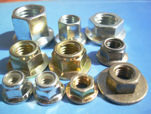 Carbon Steel Galvanized Hex Flange Nut for Heavy Industry according to DIN Standard