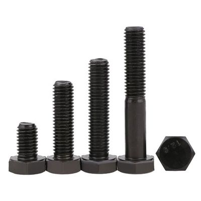 Length 20mm-300mm H.D.G Grade 8.8 DIN 933 DIN 931 High Tensile Black Oxide Hex Head Bolts