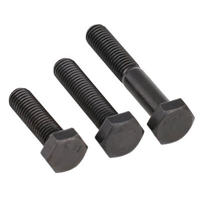 Length 20mm-300mm H.D.G Grade 8.8 DIN 933 DIN 931 High Tensile Black Oxide Hex Head Bolts