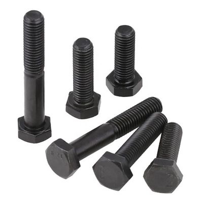 Length 20mm-300mm H.D.G Grade 8.8 DIN 933 DIN 931 High Tensile Black Oxide Hex Head Bolts