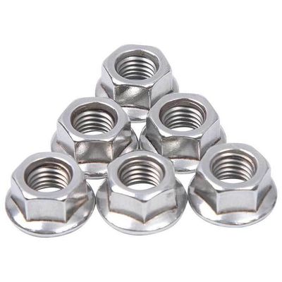 Avaiable Sample M20 M16 Din6923 Direct Fastener Carbon Stainless Steel Hex Flange Nut