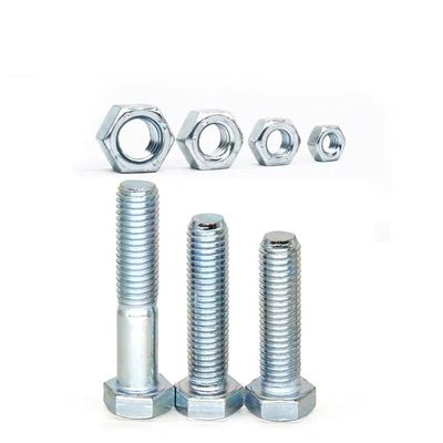 Sell Galvanized Hexagon Bolts And Nuts Grade 8.8 Length 10mm-500mm For Your Requirements