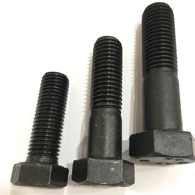 Metric High Strength Bolts DIN 931/933 Hex Bolts And Nuts Zinc 4.8/6.8/8.8/10.9/12.9