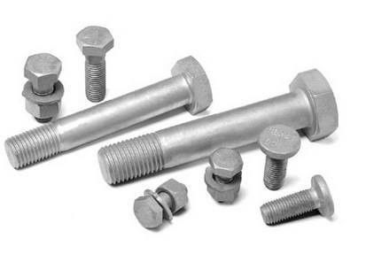 High Strength HDG Hex Bolts and Nuts Set for Heavy Duty Construction Length 20mm-300m