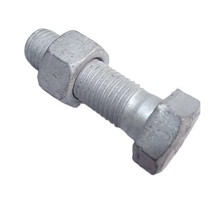 High Strength HDG Hex Bolts and Nuts Set for Heavy Duty Construction Length 20mm-300m