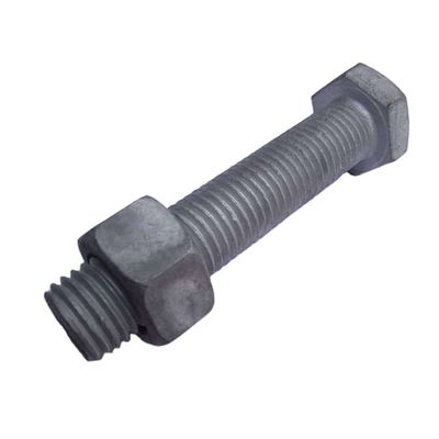 High Strength HDG Hex Bolts and Nuts Set for Heavy Duty Construction Length 20mm-300m