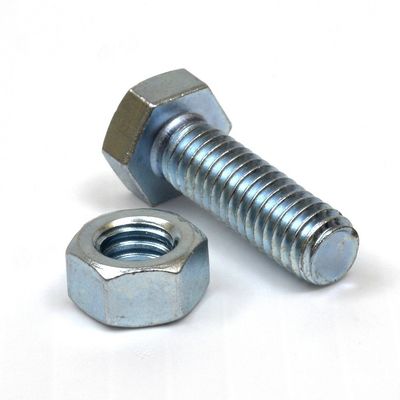 ISO9001 Certified M2-M100 DIN931 DIN933 Hex Head Bolts And Nuts with and Certification