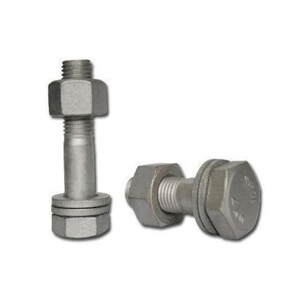 ISO9001 Certified M2-M100 DIN931 DIN933 Hex Head Bolts And Nuts with and Certification