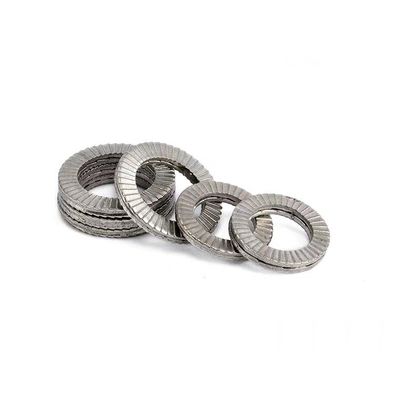 Anti Loosing and Secure Fastening with 65Mn Double Fold Self Locking Washer DIN25201