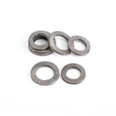 Anti Loosing and Secure Fastening with 65Mn Double Fold Self Locking Washer DIN25201
