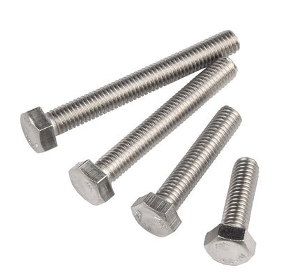 Stainless Steel Hex Bolt and Nut DIN933 SS304 A2-70 M6 M8 M10 M12 M16 for General Industry