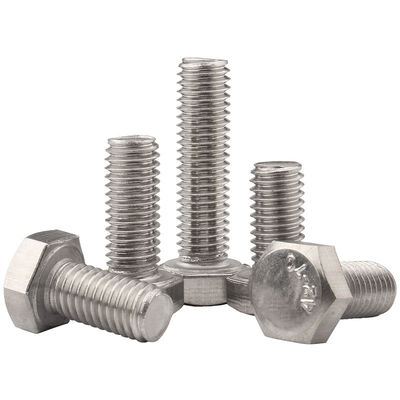 Stainless Steel Hex Bolt and Nut DIN933 SS304 A2-70 M6 M8 M10 M12 M16 for General Industry