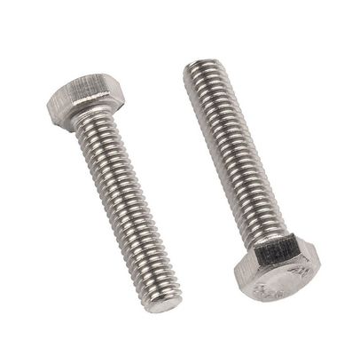 Stainless Steel Hex Bolt and Nut DIN933 SS304 A2-70 M6 M8 M10 M12 M16 for General Industry