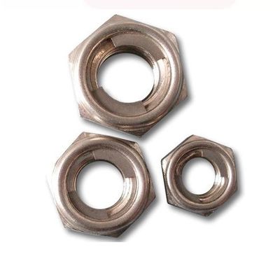 All Metal Self-locking Hex Nut for Automotive Industry Metric Measurement System
