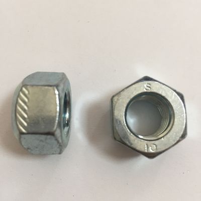 Zinc Yellow-Chromate Plated Finish M8 M10 M12 M16 All Metal Lock Nut for DIN Standard