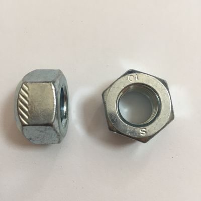 Zinc Yellow-Chromate Plated Finish M8 M10 M12 M16 All Metal Lock Nut for DIN Standard