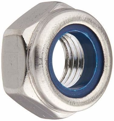 DIN985 DIN982 Galvanized M8 M10 M12 Nylon Insert Lock Nut Metric Black Oxide Finish