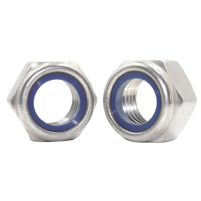 DIN985 DIN982 Galvanized M8 M10 M12 Nylon Insert Lock Nut Metric Black Oxide Finish
