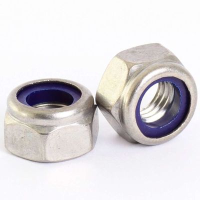 DIN985 DIN982 Galvanized M8 M10 M12 Nylon Insert Lock Nut Metric Black Oxide Finish