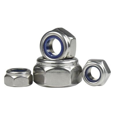 DIN982 Zinc Plated Hex Nylon Insert Lock Nut ISO7040 Grade 4.8/6.8/8.8 for Industry