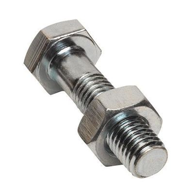SS304 306 316 A2 70 A4 80 Hex Bolt Verbus Ripp Bolt DIN933/931 Yellow Zinc Finish