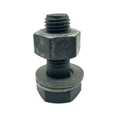 M36 Din933 Din934 Stainless Steel Hex Bolt and Nut Set with White Zinc .Yellow Zinc. HDG