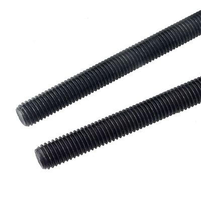 Black Zinc Plated Black Oxide DIN938 Stud Bolts with Grade 4.8/ 8.8/ 10.9/ 12.9 Ect/