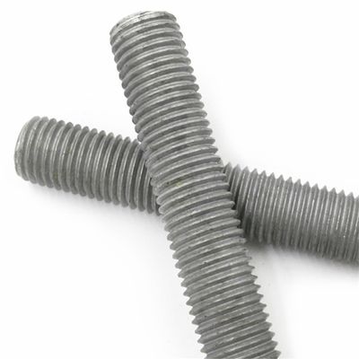 Metric Measurement System Carbon Steel Threaded Rod with HDG Preservative Coating