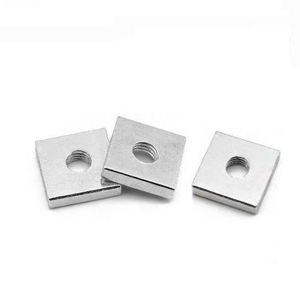 White Zinc M5-M72 DIN 562 Square Thin Nut for Strong Carbon Stainless Steel Connection