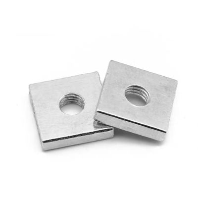 White Zinc M5-M72 DIN 562 Square Thin Nut for Strong Carbon Stainless Steel Connection