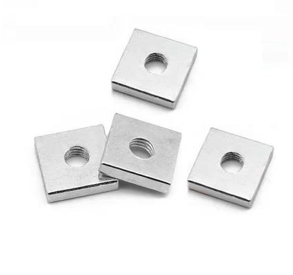 White Zinc M5-M72 DIN 562 Square Thin Nut for Strong Carbon Stainless Steel Connection