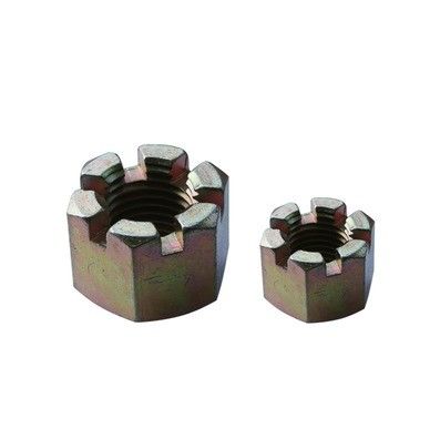 Slotted Nut Din 935 M4 Flange Round Lock Hexagon Slot Castle Nut for Customer's Demand