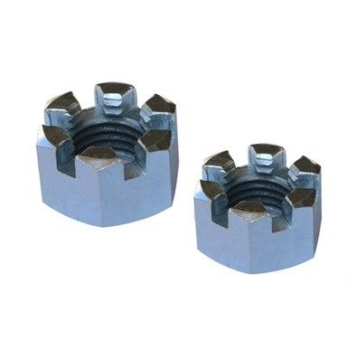 Slotted Nut Din 935 M4 Flange Round Lock Hexagon Slot Castle Nut for Customer's Demand