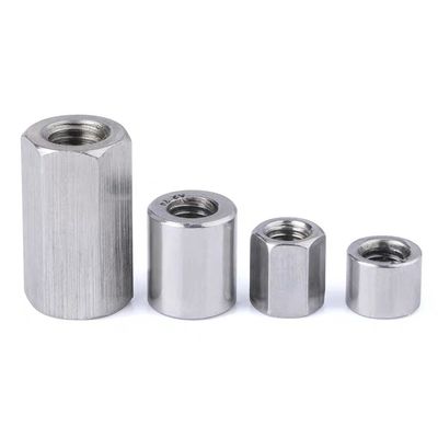 Thread Types DIN6334 ZINC Plated Long Hex Coupling Nut for DIN/GB/ISO