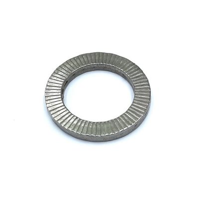 DIN Standard Stainless Steel Two-fold Double Stack Self Locking Washer with ZINC Finish