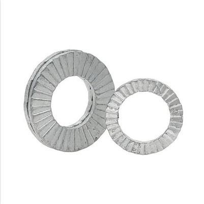 DIN Standard Stainless Steel Two-fold Double Stack Self Locking Washer with ZINC Finish