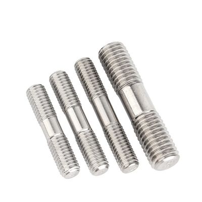 304 Double Head Screw Oxidation Blackening Thread Extension Bolt Thickness MM1-MM500