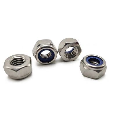Metric Measurement System Stainless Steel Nylon Insert Lock Nut DIN985 Plain Design