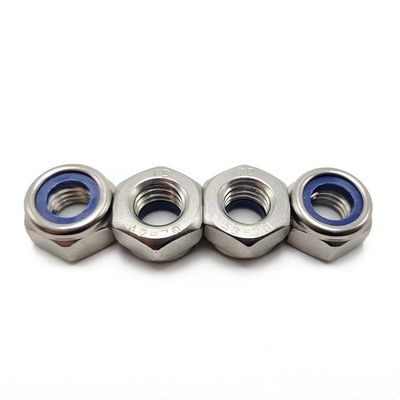 Metric Measurement System Stainless Steel Nylon Insert Lock Nut DIN985 Plain Design