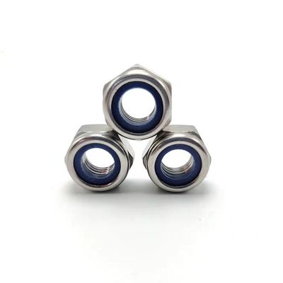 Metric Measurement System Stainless Steel Nylon Insert Lock Nut DIN985 Plain Design