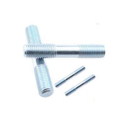 304 Double Head Screw Oxidation Blackening Thread Extension Bolt Thickness MM1-MM500