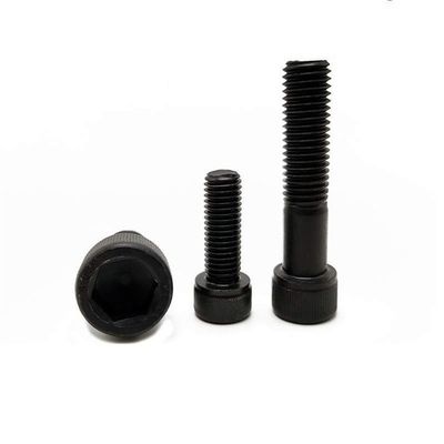 Hebei Fastener Carbon Steel 4.8 8.8 10.9 12.9 Class Black DIN912 Hex Socket Bolt Allen Bolt
