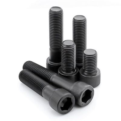 Hebei Fastener Carbon Steel 4.8 8.8 10.9 12.9 Class Black DIN912 Hex Socket Bolt Allen Bolt