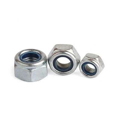 Metal Hex Flange Nylon Lock Nut Type DIN985 for Heavy Industry Fastening Applications