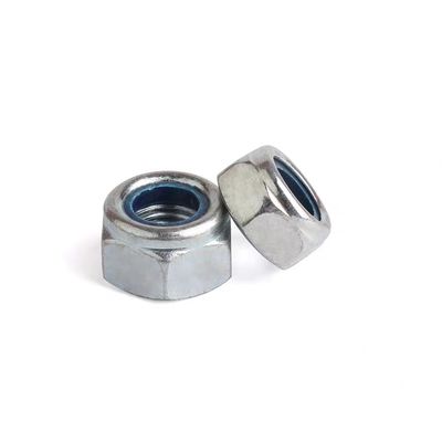 Metal Hex Flange Nylon Lock Nut Type DIN985 for Heavy Industry Fastening Applications