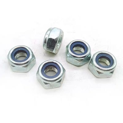 Metal Hex Flange Nylon Lock Nut Type DIN985 for Heavy Industry Fastening Applications