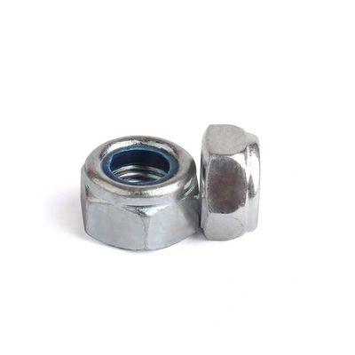 Metal Hex Flange Nylon Lock Nut Type DIN985 for Heavy Industry Fastening Applications