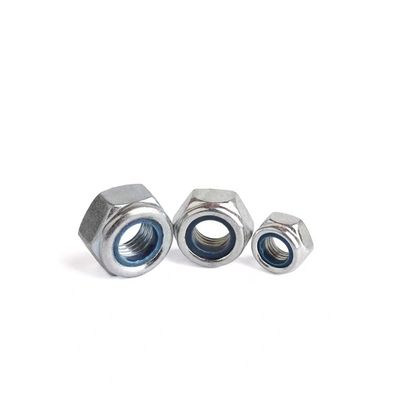 Metal Hex Flange Nylon Lock Nut Type DIN985 for Heavy Industry Fastening Applications